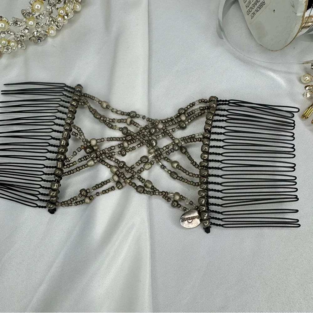 Elegant Gold and Silver Hair Accessories Set including Crowns fir the Princess